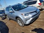 2018 Toyota Rav4 Hybrid Limited Серебряный vin: JTMDJREV2JD174461