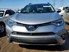 2018 Toyota Rav4 Hybrid Limited Серебряный vin: JTMDJREV2JD174461