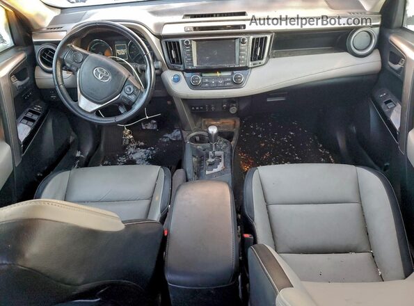 JTMDJREV9GD058649 2016 TOYOTA RAV4 White Widok deski rozdzielczej