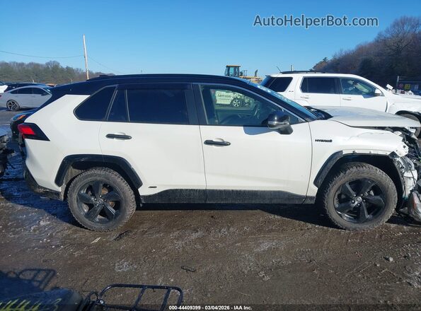 JTME6RFV1LD503044 2020 TOYOTA RAV4 HYBRID White უკანა სალონის ხედი
