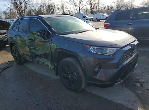 JTME6RFV1MJ011536 2021 TOYOTA RAV4 Gray Delantero derecho