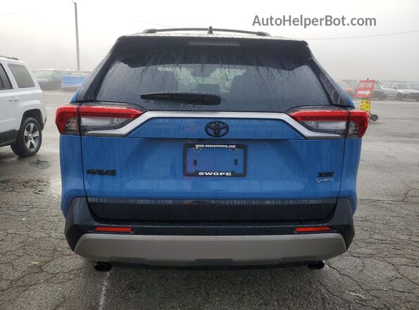 JTME6RFV2SJ093029 2025 TOYOTA RAV4 Blue Widok z tyłu