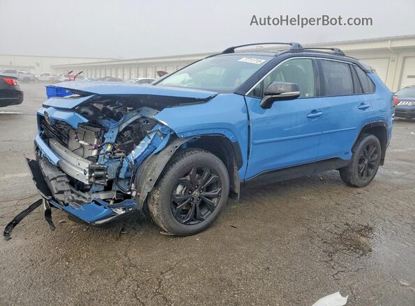 JTME6RFV2SJ093029 2025 TOYOTA RAV4 Blue Przód lewy