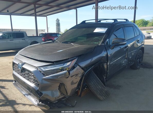 JTME6RFV3RD568115 2024 TOYOTA RAV4 HYBRID Серый Передняя левая четверть