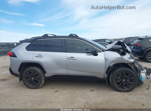 JTME6RFV6PJ033116 2023 TOYOTA RAV4 HYBRID Silver Widok wnętrza z tyłu