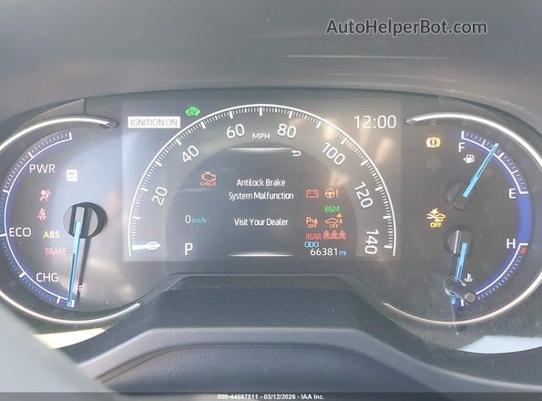 JTME6RFV8LD502456 2020 TOYOTA RAV4 HYBRID White Հետևի նստատեղերի տեսք