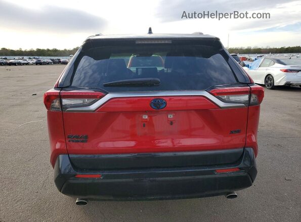 JTMEB3FV2PD112418 2023 TOYOTA RAV4 Red Вид ззаду
