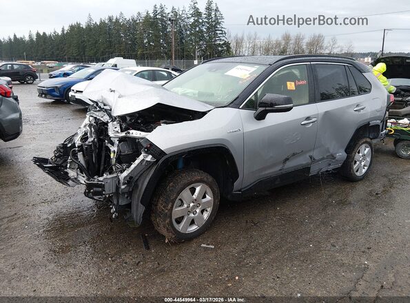 JTMEWRFV1KD509618 2019 TOYOTA RAV4 HYBRID Серебряный Передняя левая четверть
