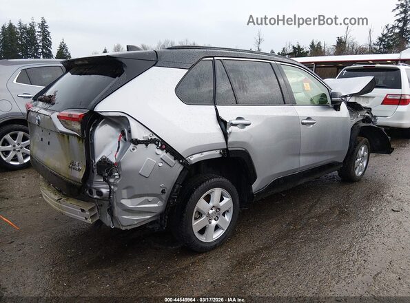 JTMEWRFV1KD509618 2019 TOYOTA RAV4 HYBRID Серебряный Задняя правая четверть