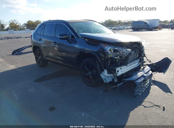 JTMEWRFV4LJ038812 2020 TOYOTA RAV4 HYBRID Серый Передняя правая четверть