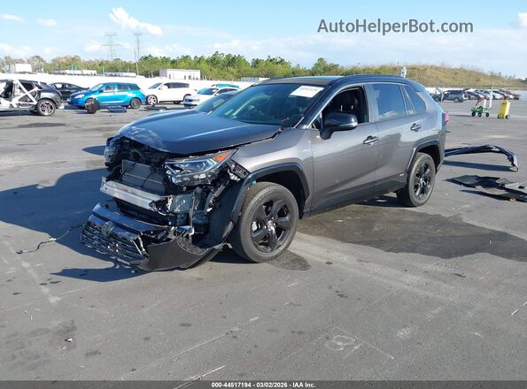 JTMEWRFV4LJ038812 2020 TOYOTA RAV4 HYBRID Серый Передняя левая четверть