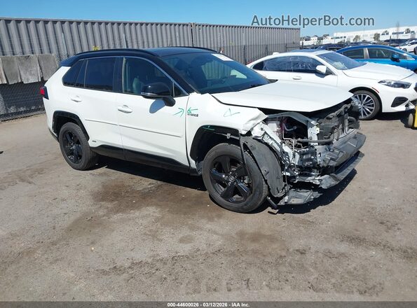 JTMEWRFV6KD504866 2019 TOYOTA RAV4 HYBRID White Przód prawy