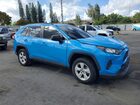 2021 Toyota Rav4 Hybrid Le Blue vin: JTML6RFV8MD503373