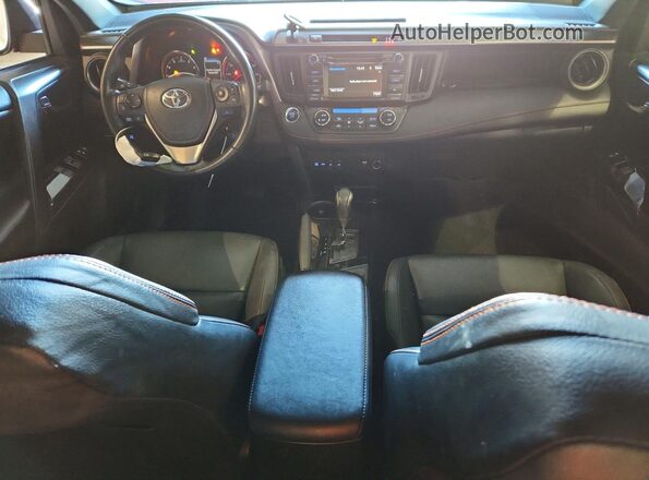 JTMNFREV2HJ148430 2017 TOYOTA RAV4 Red Вид щитка приладів