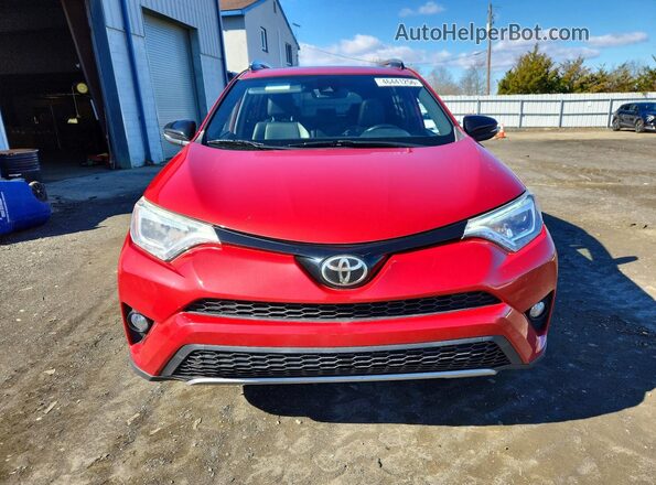JTMNFREV2HJ148430 2017 TOYOTA RAV4 Red Вид ззаду