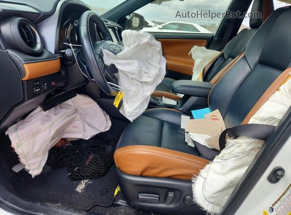 JTMNFREVXGJ090078 2016 TOYOTA RAV4 Белый Вид салона спереди