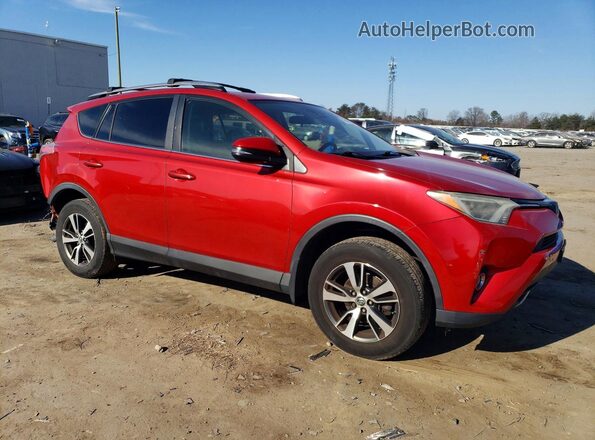 JTMRFREV6HJ132023 2017 TOYOTA LE Красный Передняя правая четверть