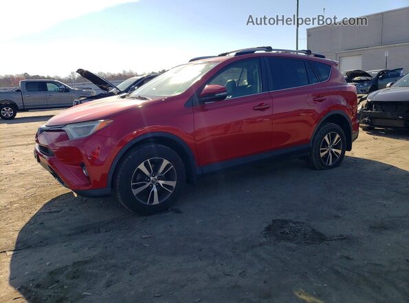 JTMRFREV6HJ132023 2017 TOYOTA LE Красный Передняя левая четверть