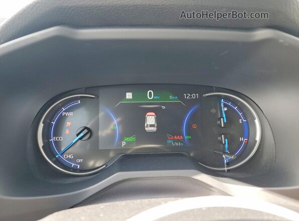 JTMRWRFV3SJ070649 2025 TOYOTA RAV4 Серый Вид щитка приборов