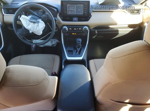 JTMW1RFV5KD033747 2019 TOYOTA RAV4 White Widok deski rozdzielczej