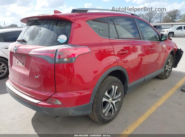 JTMZFREV3HJ131783 2017 TOYOTA LE Красный Задняя правая четверть