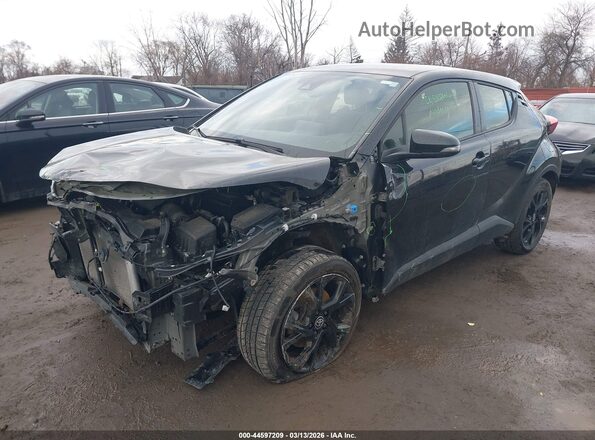 JTNKHMBX0M1110187 2021 TOYOTA C-HR Black წინა მარცხენა ხედი სამი მეოთხედიდან