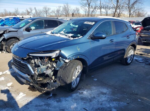 KL4AMBS22RB165160 2024 BUICK ENCORE Синий Передняя левая четверть