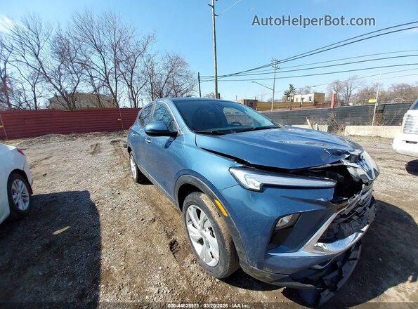 KL4AMCSL6RB142138 2024 BUICK ENCORE Синий Передняя правая четверть