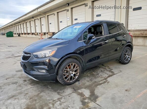 KL4CJ1SB6JB540466 2018 BUICK ENCORE Черный Задняя левая четверть