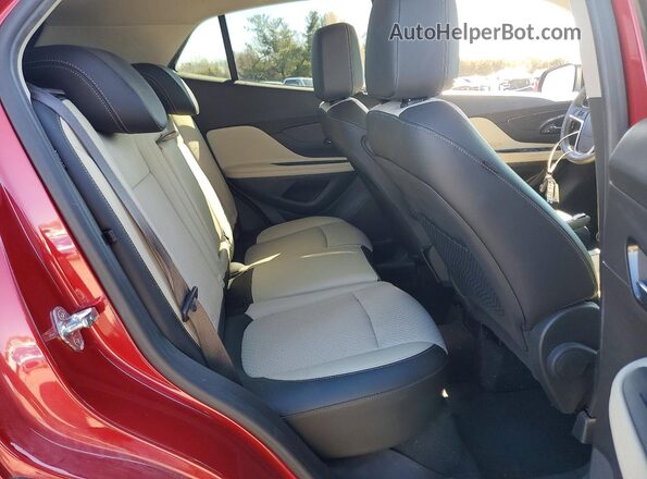 KL4CJ2SB4HB045831 2017 BUICK ENCORE Красный Вид задних сидений