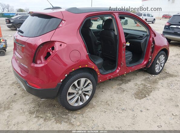 KL4CJASB0HB081784 2017 BUICK ENCORE Бордовый Задняя правая четверть