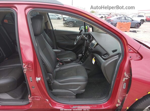 KL4CJASB0HB081784 2017 BUICK ENCORE Бордовый Вид салона спереди