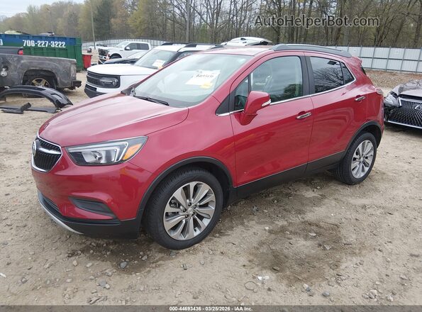 KL4CJASB0HB081784 2017 BUICK ENCORE Бордовый Передняя левая четверть