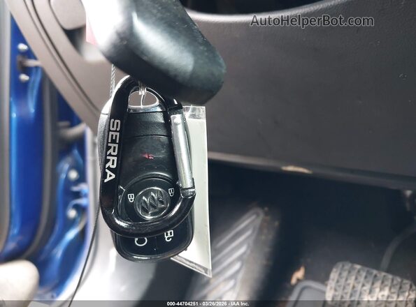 KL4CJASB4JB674330 2018 BUICK ENCORE Blue Вид панелі приладів
