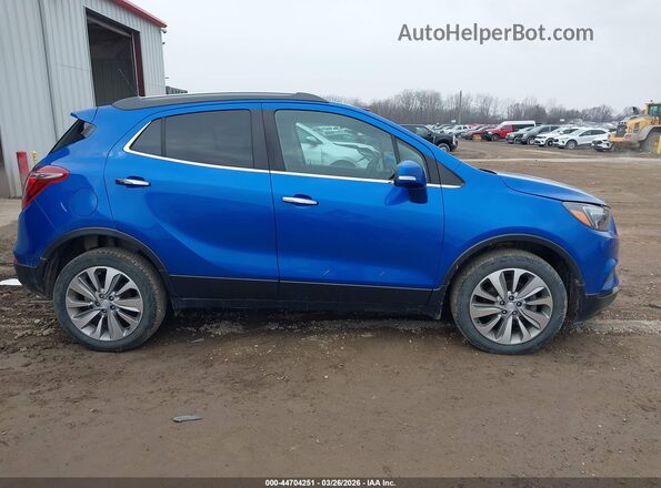 KL4CJASB4JB674330 2018 BUICK ENCORE Blue Вид задньої частини салону