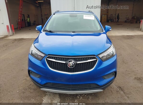 KL4CJASB4JB674330 2018 BUICK ENCORE Blue Вид щитка приладів