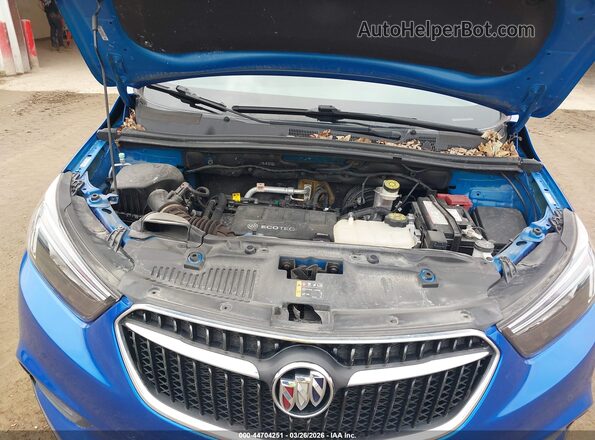 KL4CJASB4JB674330 2018 BUICK ENCORE Blue Вид ззаду