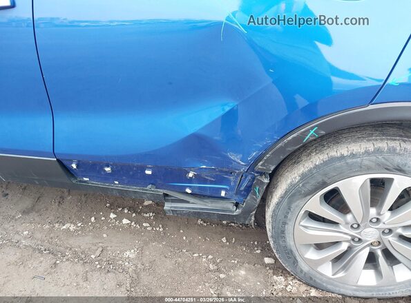 KL4CJASB4JB674330 2018 BUICK ENCORE Blue Вид спереду