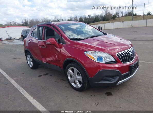 KL4CJASB6GB681966 2016 BUICK ENCORE Maroon Przód prawy