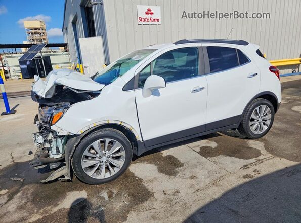 KL4CJASB6LB326130 2020 BUICK ENCORE Белый Передняя левая четверть
