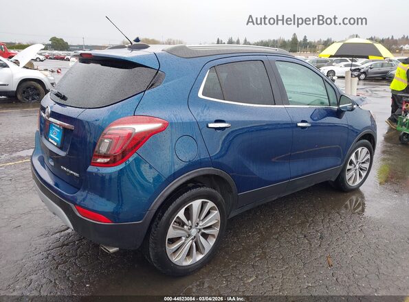 KL4CJASB8KB726544 2019 BUICK ENCORE Синий Задняя правая четверть