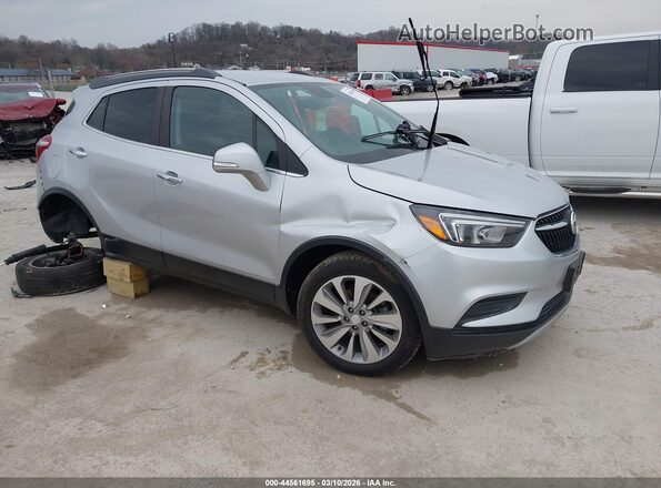 KL4CJASB8KB963101 2019 BUICK ENCORE Серебряный Передняя правая четверть