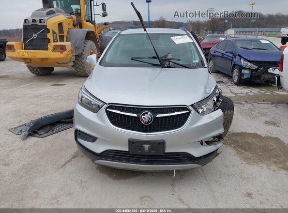 KL4CJASB8KB963101 2019 BUICK ENCORE Серебряный Вид задней части салона