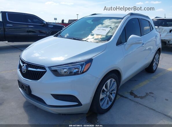 KL4CJASB9JB710366 2018 BUICK ENCORE White Przód lewy