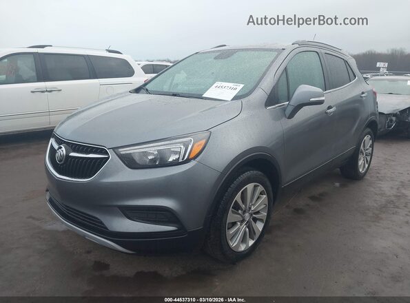 KL4CJASB9KB777423 2019 BUICK ENCORE Серый Передняя левая четверть