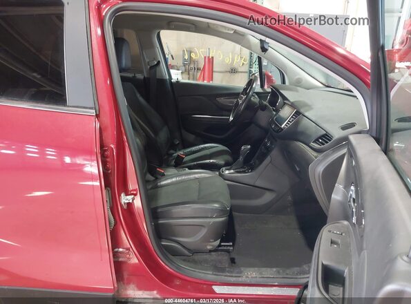 KL4CJASBXHB001567 2017 BUICK ENCORE Красный Вид салона спереди