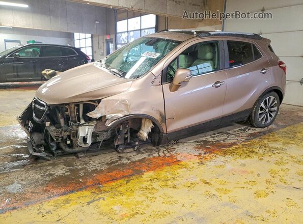 KL4CJCSB4JB602944 2018 BUICK ENCORE Золотой Передняя левая четверть