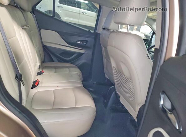 KL4CJCSB4JB602944 2018 BUICK ENCORE Золотой Вид задней части салона