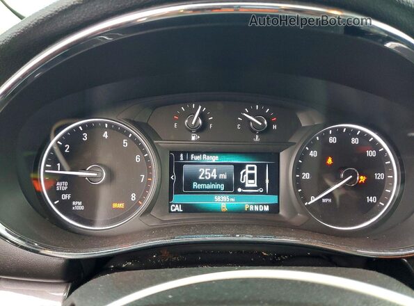 KL4CJDSM1JB638405 2018 BUICK ENCORE Черный Вид щитка приборов