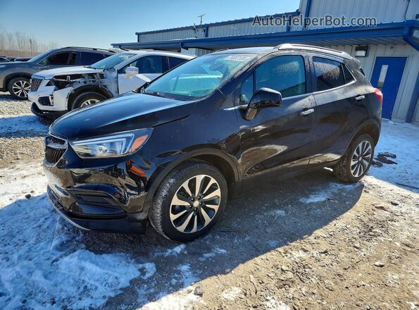 KL4CJESB6MB358116 2021 BUICK ENCORE Черный Передняя левая четверть
